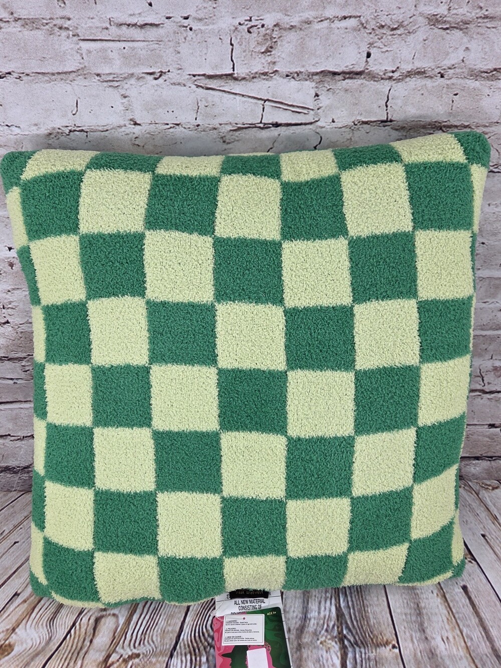 Wicked Pillow Two Sided Elphaba Checkmate Wicked Movie Pillow Throw Pillow NWT